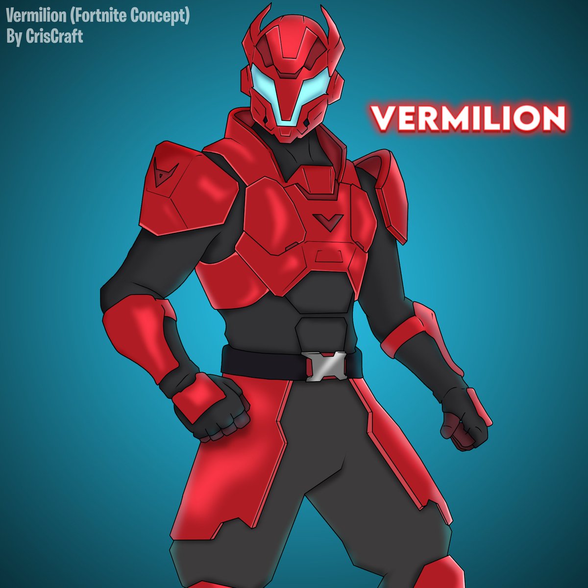 CrisCraft1304's tweet photo. I don’t miss. I don’t hesitate.
I present to you:

Vermilion! (Fortnite Skin Concept)

"Precision beats chaos."
#Fortnite #FortniteArt #FortniteConcept https://t.co/wHtMOtu5pR