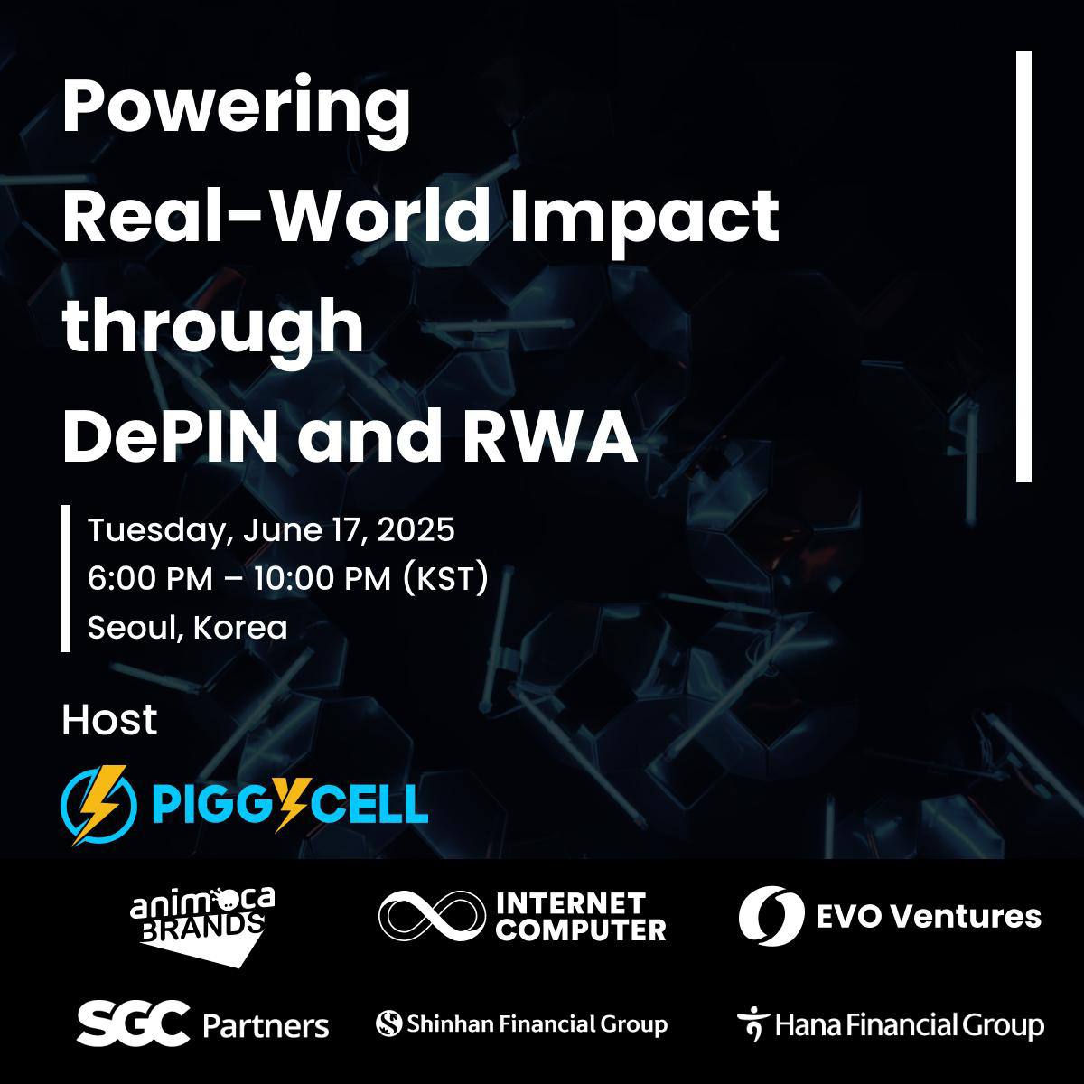 Nebula3_GameFi (@nebula3_gamefi) on Twitter photo ๐ Powering Real-World Impact through DePIN & RWA with support from <a href="/piggycell/">Piggycell</a>, <a href="/icphub_KR/">ICP HUB Korea</a> , <a href="/animocabrands/">Animoca Brands</a> , EVO Ventures, SGC Partners, Shinhan, and Hana Financial Group! ๐๐
Our CEO will speak on The Nebula3 GameFi Rebuilding Model for Next-Gen Gaming ๐ฎ๐ฅ
๐Event Info: ๐ Powering Real-World Impact through DePIN & RWA with support from <a href="/piggycell/">Piggycell</a>, <a href="/icphub_KR/">ICP HUB Korea</a> , <a href="/animocabrands/">Animoca Brands</a> , EVO Ventures, SGC Partners, Shinhan, and Hana Financial Group! ๐๐
Our CEO will speak on The Nebula3 GameFi Rebuilding Model for Next-Gen Gaming ๐ฎ๐ฅ
๐Event Info: