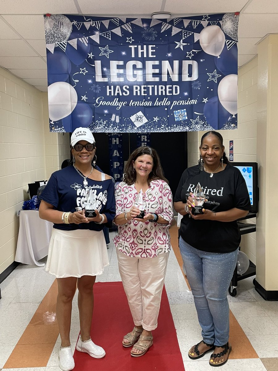 Nefertiti Singleton Ed.S🤩 (@teachsingleton) on Twitter photo We had the pleasure of celebrating these dynamic educators for their many years of service and commitment to this great work! Congratulations Ms. Mingo, Ms. Druhot, and Ms. Mims on your RETIREMENT!!! <a href="/Parklane_Eagles/">Parklane Elementary</a> <a href="/Brandi_Nichols_/">Brandi Nichols</a> <a href="/dmimsMETI/">DMimsMETI</a> <a href="/FultonCoSchools/">FultonCountySchools</a> We had the pleasure of celebrating these dynamic educators for their many years of service and commitment to this great work! Congratulations Ms. Mingo, Ms. Druhot, and Ms. Mims on your RETIREMENT!!! <a href="/Parklane_Eagles/">Parklane Elementary</a> <a href="/Brandi_Nichols_/">Brandi Nichols</a> <a href="/dmimsMETI/">DMimsMETI</a> <a href="/FultonCoSchools/">FultonCountySchools</a>