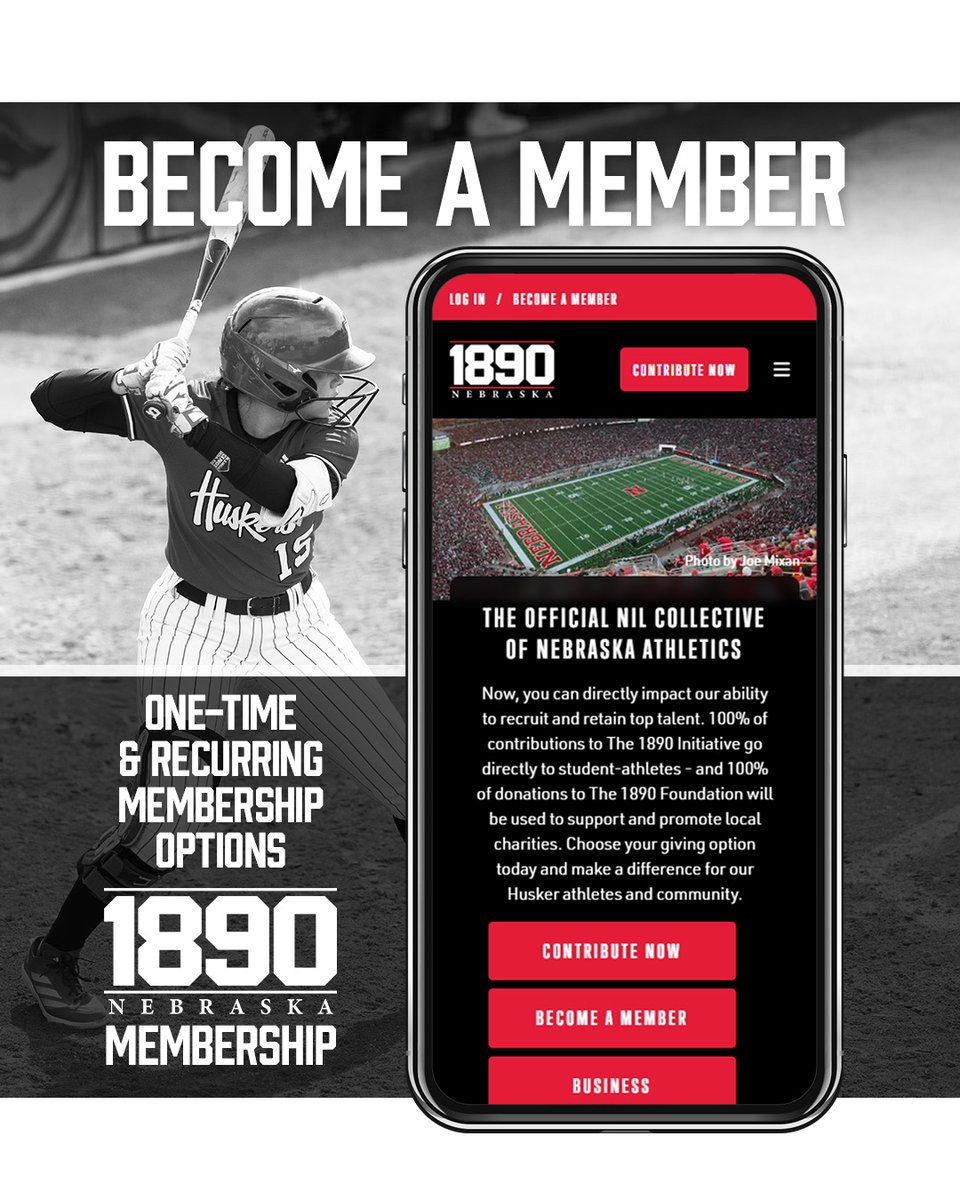 This fanbase. 🔴⚪
When everything’s on the line, Husker Nation shows up.

💪 Be more than a fan — be a difference-maker.
Become an 1890 Nebraska Member and directly support our student-athletes.

👉 1890Nebraska.com
📲 Text NEBNIL to 801801