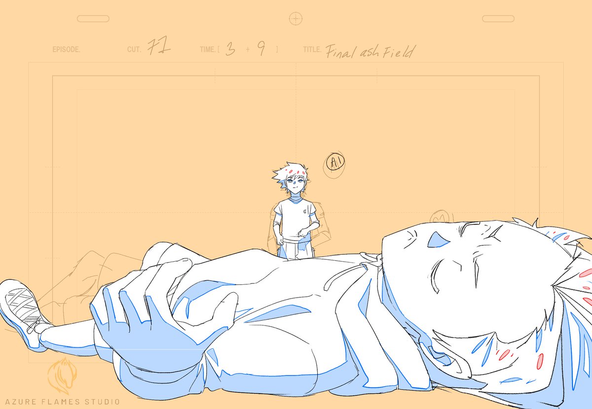 It's been a little while, but we wanted to share some progress from #TheFinalAshfield ep 1!

Below are corrections provided by <a href="/MarcosBianciot2/">(KATO)</a>, our lead animator &amp; character designer. Consider checking out his stellar personal work too!

#animation #rkgk #indie_anime