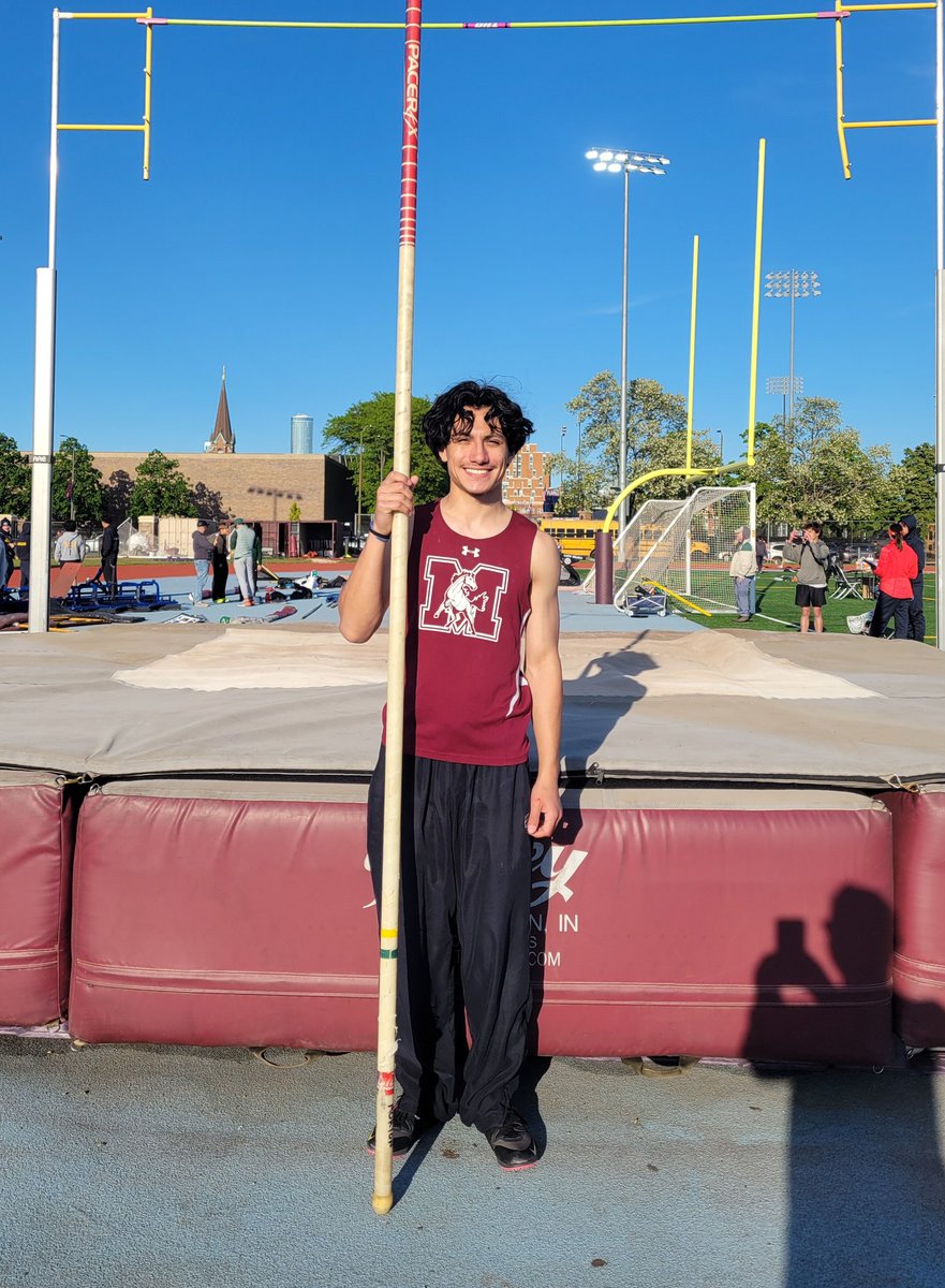 High Flying Morton Mustang Alan Rivera qualifies for the IHSA STATE TRACK CHAMPIONSHIPS in the POLE VAULT! ##MortonPride <a href="/MortonAthletics/">Morton Athletics</a> <a href="/Morton201/">Morton 201</a>