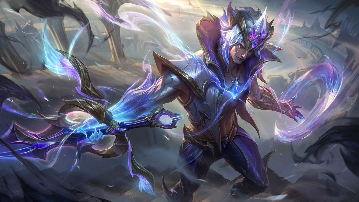 wrlatam's tweet photo. ⚔️✨Splash arts de los próximos aspectos de Wild Rift: ⚔️✨

Xin Zhao Portador del Amanecer,
Viego Portador del Amanecer,
Shen Portador del Anochecer,
Swain Portador del Anochecer,

#leagueoflegendsespañol #wildrift #wr #skins #comunidadlol #lolwr #riotgames https://t.co/lhbL07pI7o