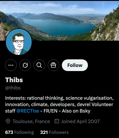 Do not @ Thibs he's a French dude who volunteers at critical thinking conferences leave him alone