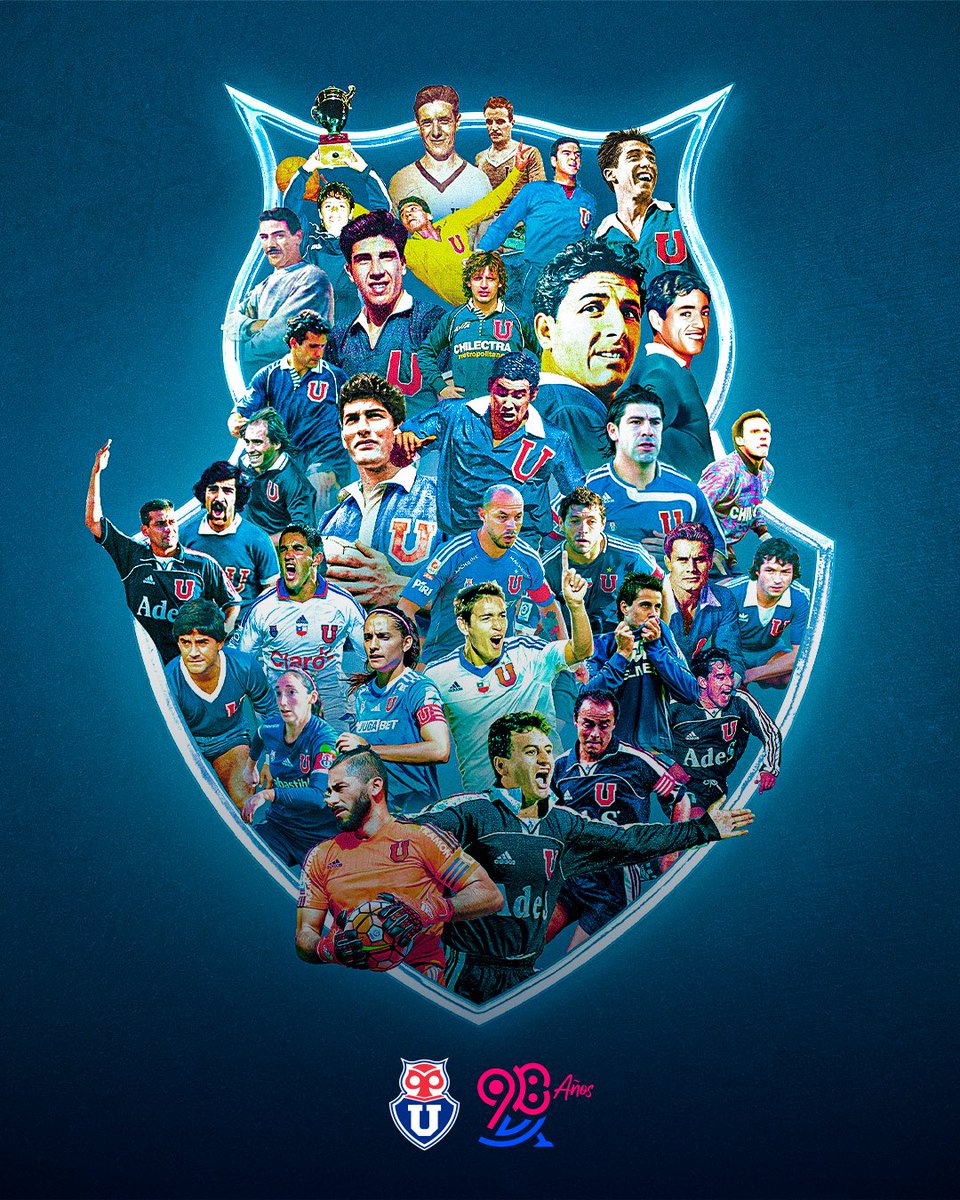 ¡BRINDEMOS CAMARADAS POR LA UNIVERSIDAD! 🤘🏼

9️⃣8️⃣ años 🦉
Más que una pasión, un sentimiento. Club Universidad de Chile 🔵🔴

Sube tus mejores fotos y videos con la #LaU98años. Las estaremos reposteando 💙
