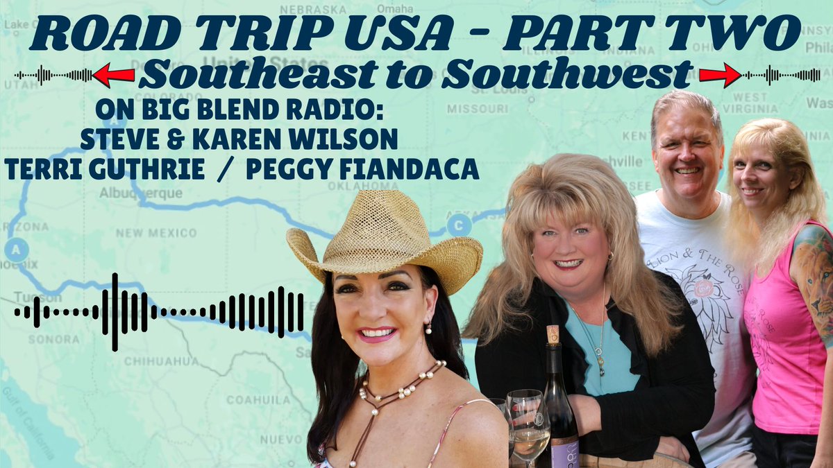 Part Two of our #BigBlendRadio Road Trip Series from the Southeast to the Southwest is out now covering destinations in North Carolina, Oklahoma, and Arizona Listen: youtu.be/gAq3QN3BMnY <a href="/LionandRose/">The Lion and the Rose Bed & Breakfast</a> 
#roadtrip #travel