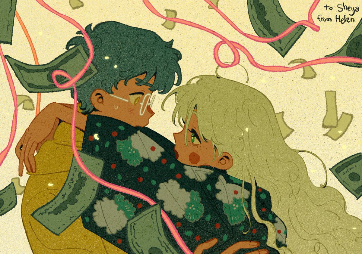 helenjeeeee's tweet image. Congratulations to @dingkuang1 ‘s Ami and Mia on wrapping up their big movie! !🎉🥳