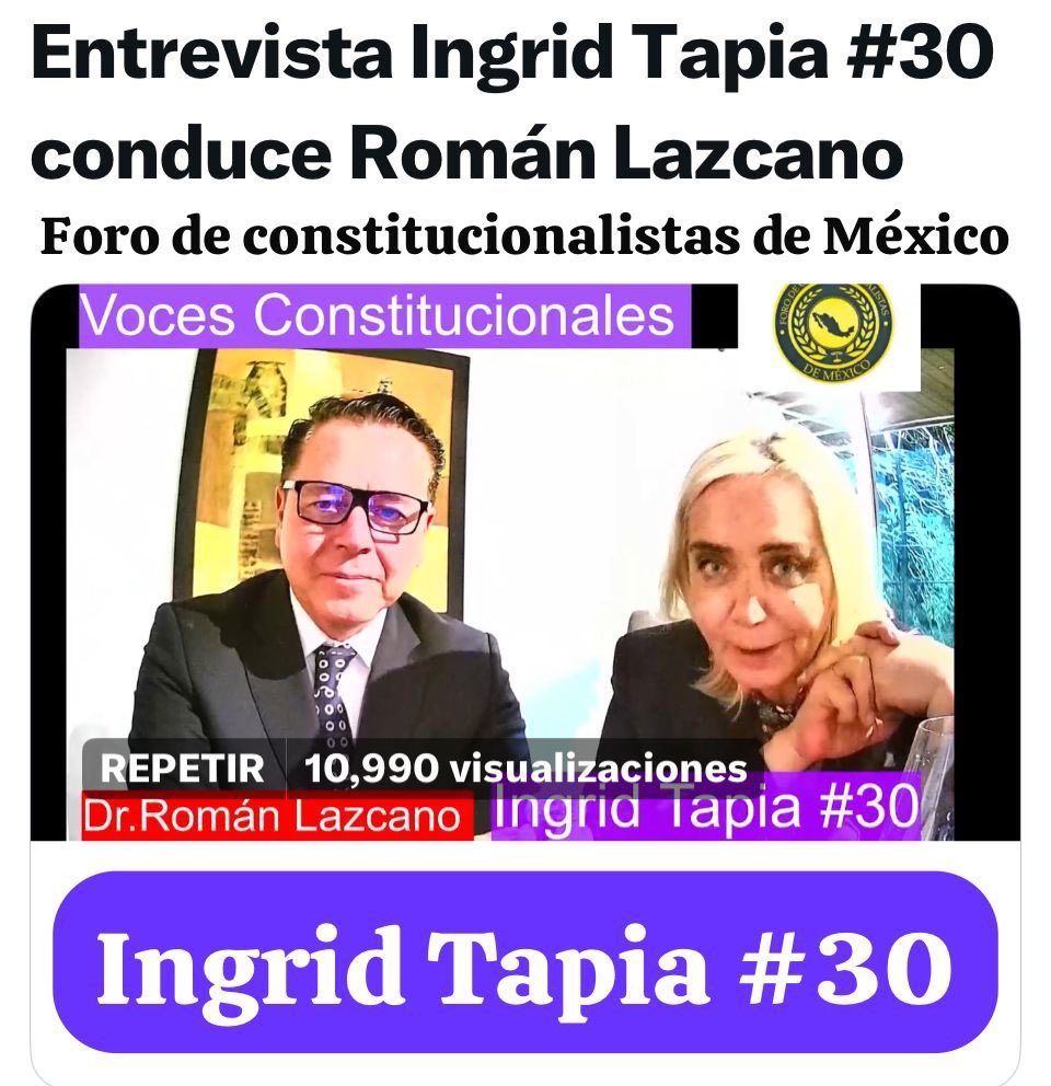 Una conferencia de fondo y de forma .

¿Para qué ser Ministro de la <a href="/SCJN/">Suprema Corte</a> ?

<a href="/IngridTapia/">Ingrid Tapia</a> 

youtube.com/live/SnFg5pdv5…