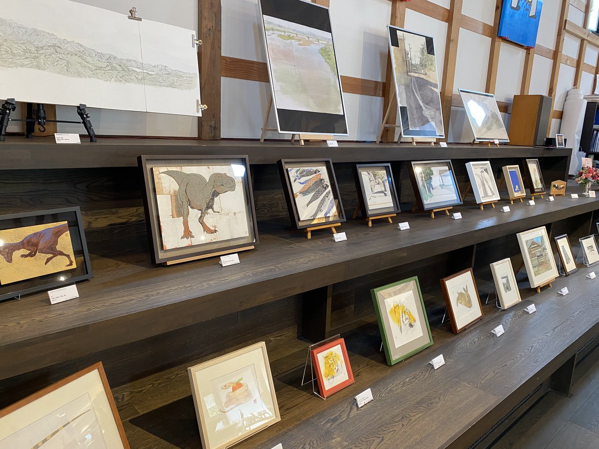 早いもので会期も今日を入れて残り2日となりました。
明日日曜(最終日)は午前から在廊の予定です。お近くにお立ち寄りの際にはぜひお越しください。