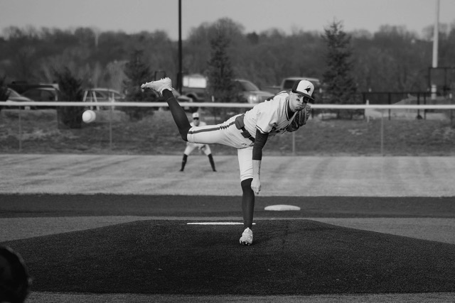 Roosters took on the Knob Noster Panthers Wed. night in the Class 4 District Semi-Final.  Senior pitcher Carter Harrison delivered an outstanding performance on the mound and accompanied by a solid offensive team outing.  The Roosters secured a 6-1 victory.