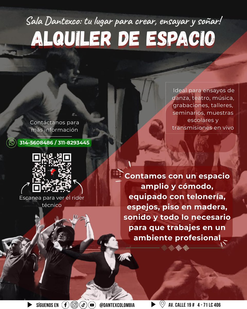 Dantexco2's tweet photo. Consulta nuestro portafolio artístico, tenemos miles de actividades para grandes y chicos .
#teatroinfantil #teatro #arte #actuación #eventos 
Te esperamos en @Dantexco2 
Av calle 19 # 4-71 Centro Comercial los Angeles. Sala 406 https://t.co/JrSrYL0h0h