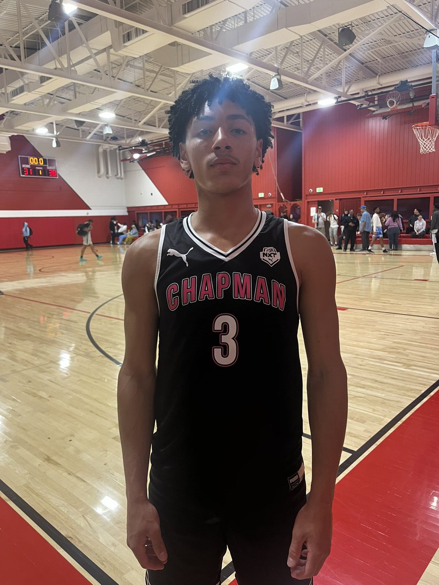 Charlie Gambill (@charliegambill1) on Twitter photo Player of the game:<a href="/MarcusWebb25/">Marcus Webb</a>
2026 6’ Marcus Webb was in control of this game start to finish. Not bothered by contact inside, Webb was never sped up and made plays for himself and his teammates on both ends
<a href="/NxtProHoops/">NXTPRO Hoops</a> <a href="/academy_chapman/">ChapmanBasketballAcademy</a> Player of the game:<a href="/MarcusWebb25/">Marcus Webb</a>
2026 6’ Marcus Webb was in control of this game start to finish. Not bothered by contact inside, Webb was never sped up and made plays for himself and his teammates on both ends
<a href="/NxtProHoops/">NXTPRO Hoops</a> <a href="/academy_chapman/">ChapmanBasketballAcademy</a>