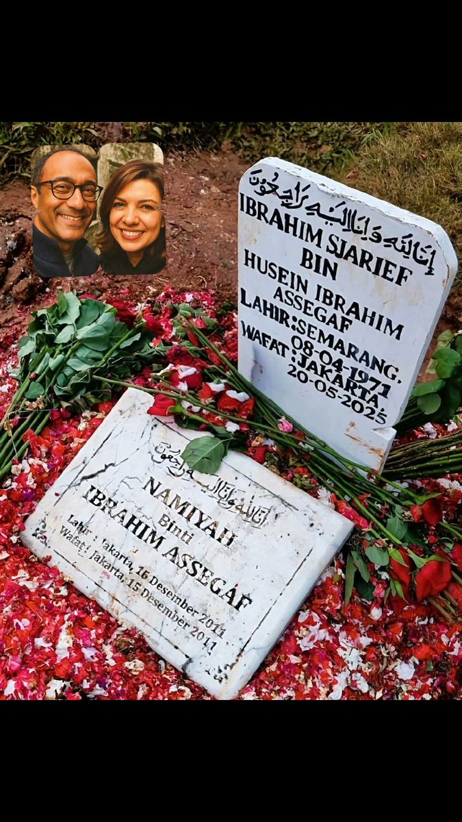 Inilah postingan pertama Najwa Shihab pasca suaminya meninggal 

Potret kuburan dan almarhumah putrinya yang sudah meninggal 🥲