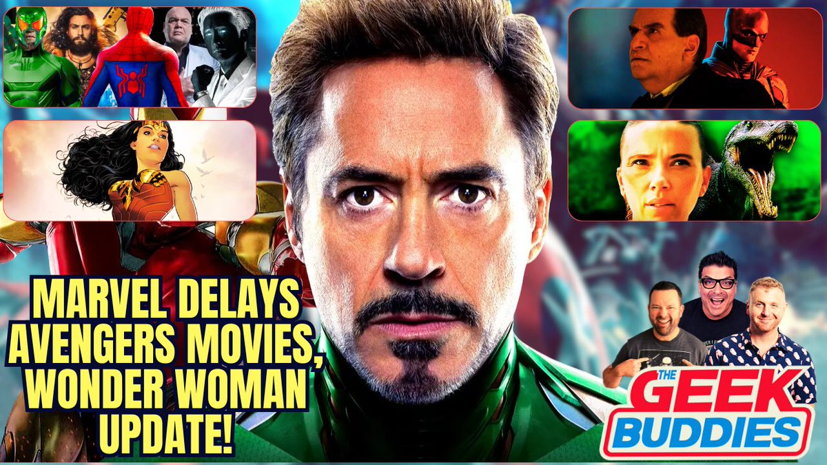 Geek_Buddies's tweet image. It’s a packed episode! Join @TheRochaSays, @Shannon_McClung & @mktoon for:
- Marvel delays #Doomsday!
- #SpiderManBrandNewDay vilains!
- #jamesgunn talks #WonderWoman
- More #TheBatman delays?
- #Zootopia2
- #JurassicWorldRebirth & more!
Link: youtu.be/yocK8rMbDis