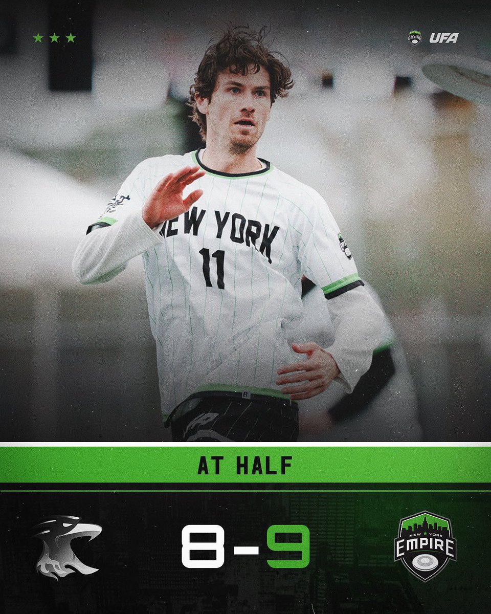 Score at half in Philly- Tune in LIVE NOW on WatchUFA.tv