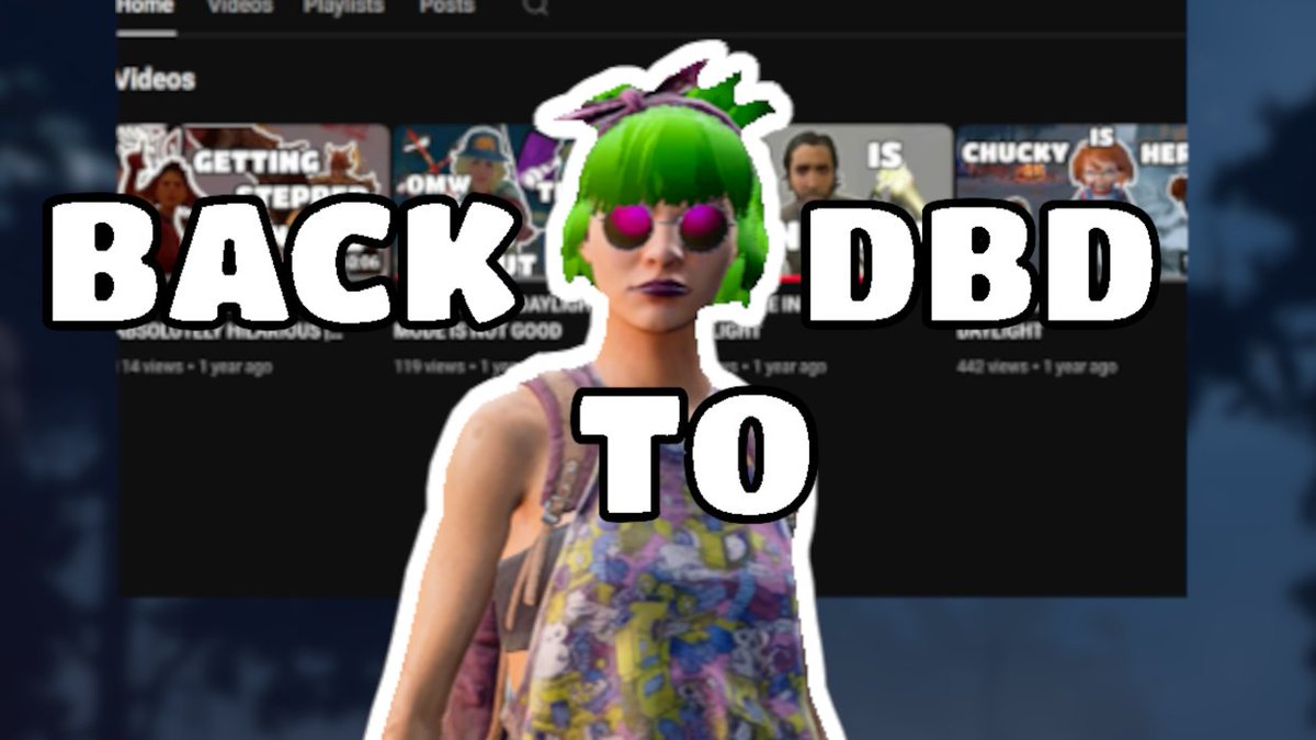 turtlejrt's tweet image. Haven't uploaded dbd in a year but we back.

Watch my video and enjoy it there are no other options! 

Enjoy! - youtu.be/Ycs2KOeGu9Q