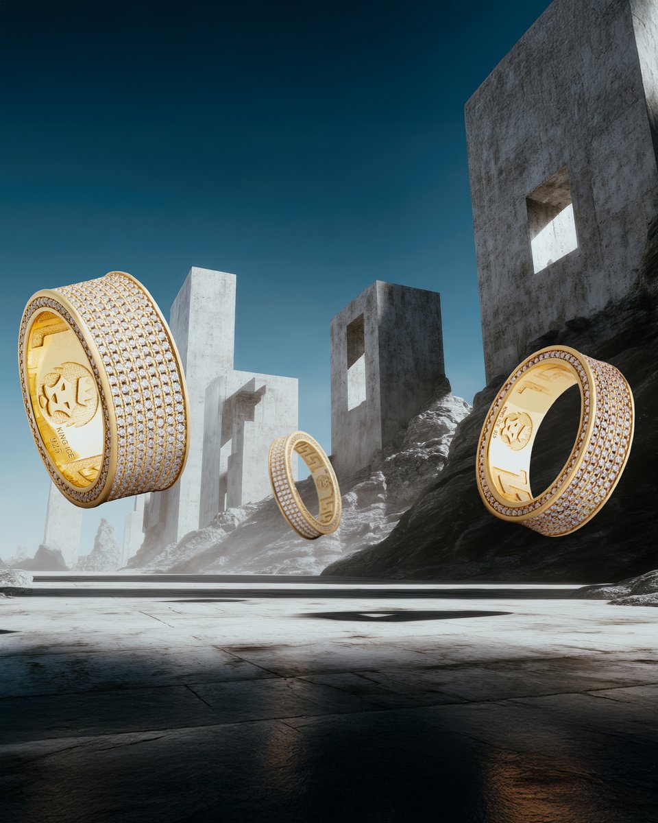 The Infinity Ring Collection by King Ice #Kingice #streetwear #jewelry
