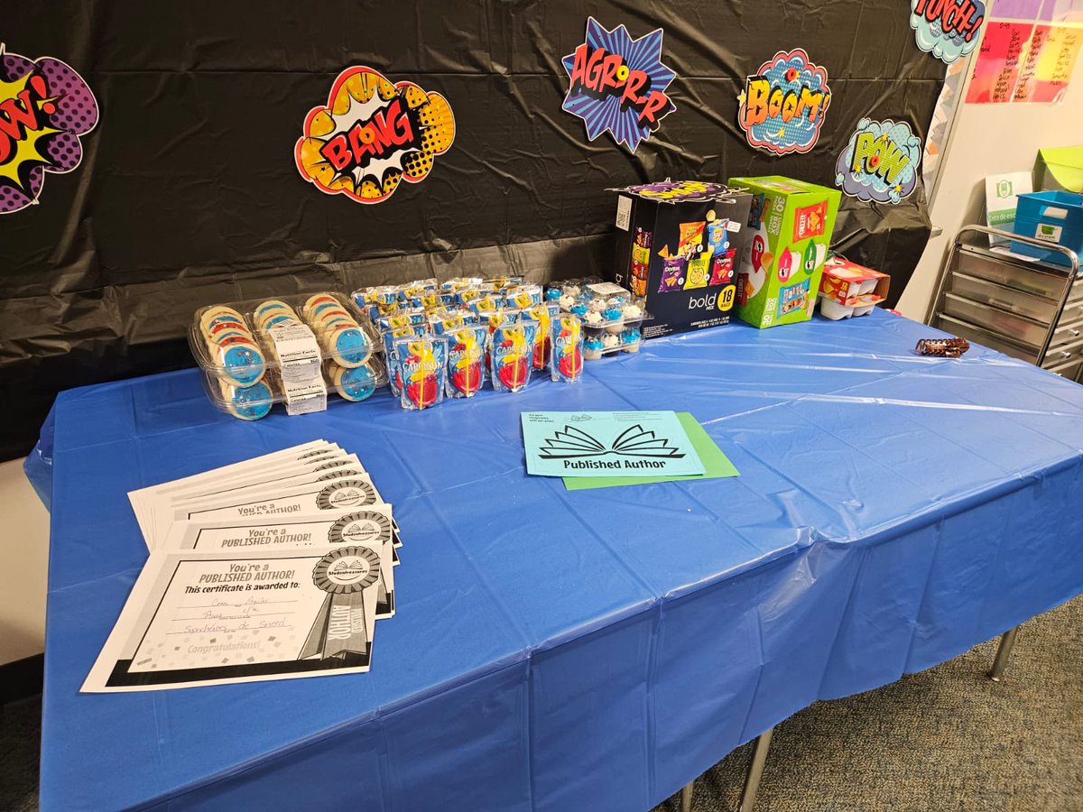 Mrs. Rivas M. Ed. (@elizabethrvas) on Twitter photo My students are published authors 🦸🏻♀️🦸🏻♂️Superheroes de Sneed. They wrote amazing stories about a day as a superhero. <a href="/Aliefsneed/">Sneed Elementary</a> I am so proud of their hard work <a href="/studentreasures/">Studentreasures</a> <a href="/AliefISD/">Alief ISD</a> book #12 📖 favorite day of the year 💙 My students are published authors 🦸🏻♀️🦸🏻♂️Superheroes de Sneed. They wrote amazing stories about a day as a superhero. <a href="/Aliefsneed/">Sneed Elementary</a> I am so proud of their hard work <a href="/studentreasures/">Studentreasures</a> <a href="/AliefISD/">Alief ISD</a> book #12 📖 favorite day of the year 💙