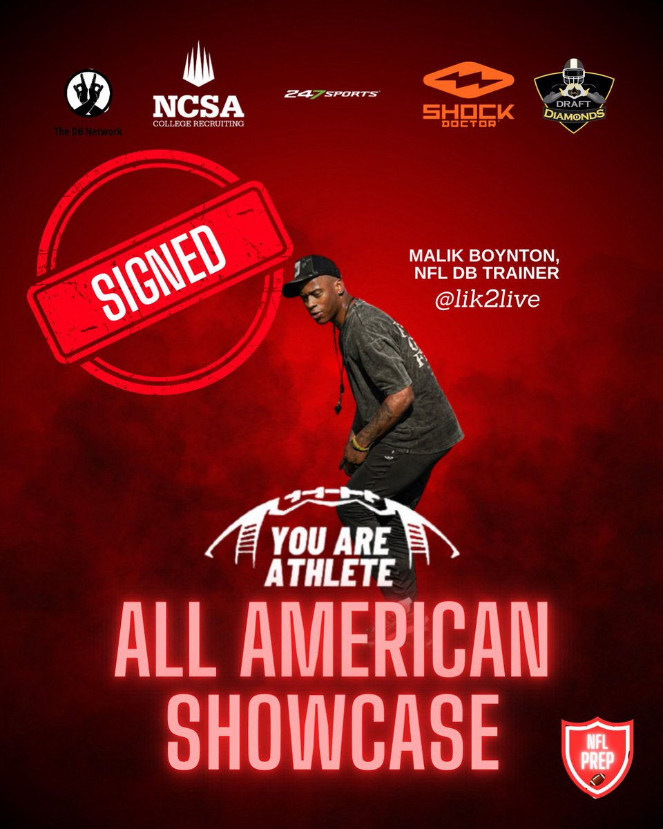 Malik Boynton (@nfldbscout) on Twitter photo Just landed in Houston, TX 📍 for the <a href="/youareathlete/">You Are Athlete</a> All-American Showcase! Let’s Work! #DBWork #DBDrills Just landed in Houston, TX 📍 for the <a href="/youareathlete/">You Are Athlete</a> All-American Showcase! Let’s Work! #DBWork #DBDrills