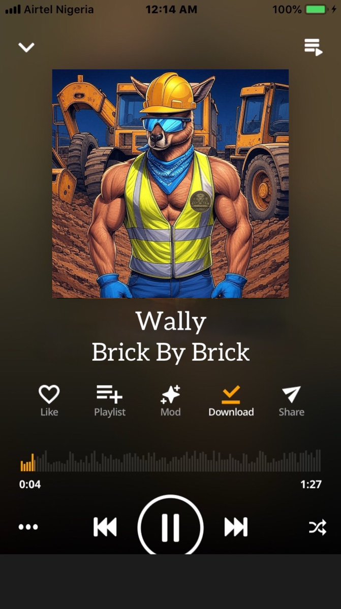 Influencer_Mike's tweet image. Currently listening to Brick By Brick 🧱 by WALLY.....Building dreams brick by brick 🦘🧱🚬🔑 #TRDC #memecoin #Degens #SaturdayVibes
@Tra