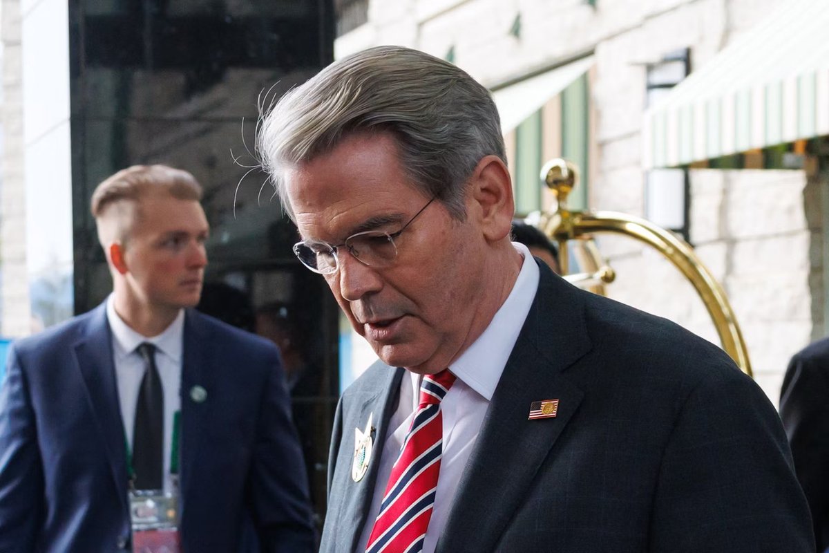 The 79th United States Secretary of the Treasury...Lets make a deal Man. Whenever I hear him speak it's like I can almost hear his soul crying out "Tell the Truth" but he just doesn't have the strength to do it, and then here comes the avalanche of Bullshit.  You get deal, you