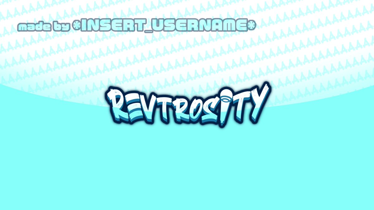insrt_usrnme's tweet image. @Revtrosity's Youtube Banner that I made back in April 2024