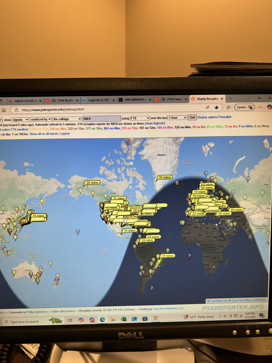 QRP 4W on 17m...not too bad!
