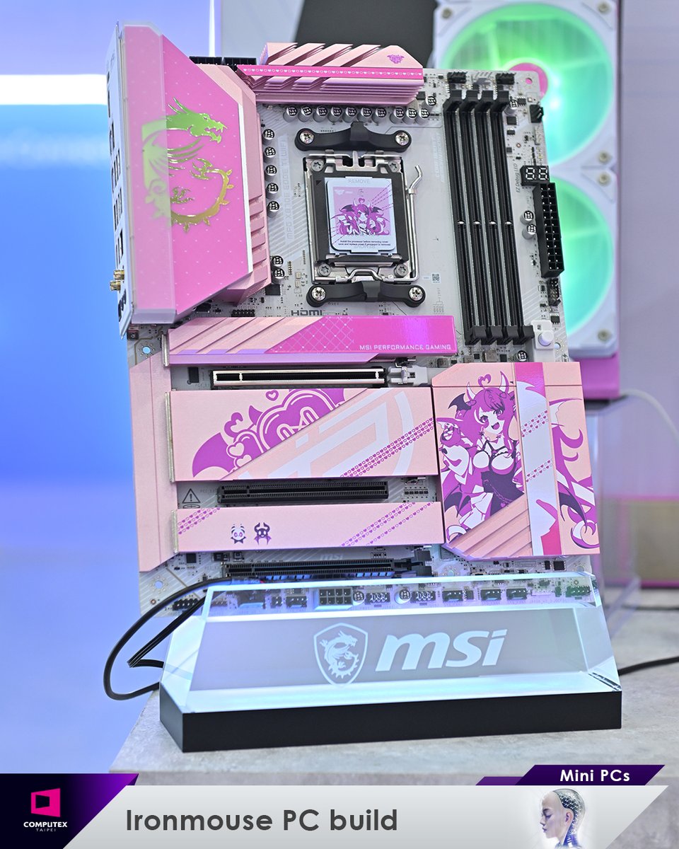 Need some cute pink gremolin energy? <a href="/msigaming/">MSI Gaming</a> has collabed with your very own demon queen to create this custom build!

Fill out the survey and share your feedback on the IRONMOUSE themed build for a chance to win super cute IRONMOUSE stickers!

15 lucky people will be chosen