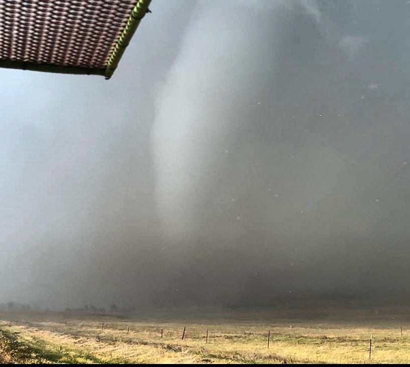 Our chaser @adamluciowx just captured this #tornado in Akron, #Colorado!! (5:48pm MDT)