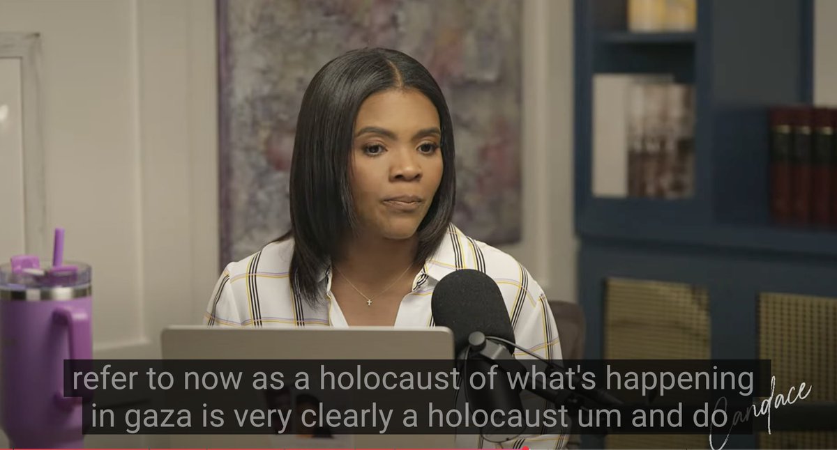 So Candace has said it, Gaza is a holocaust.
She is now a living social experiment on how, after benefiting from the kindness of strangers, one can only see clickbait.
 A product of acceleration and adoration.
Unlike Tucker who is true believer she's a whore.