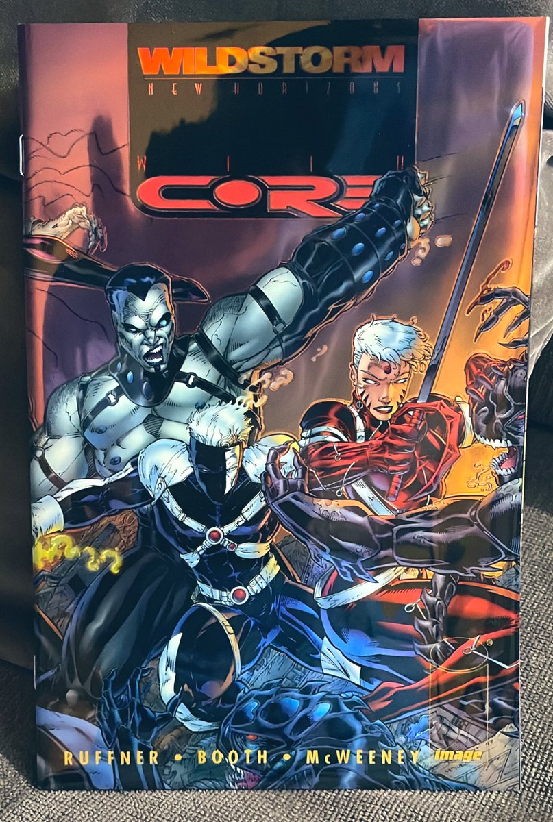 rholmes0520's tweet photo. Did someone say Wildcore #1 in chromium?!!!! So shiny… #Wildstorm #Wildcore #Backlash #chromium @Demonpuppy #comics https://t.co/FvpImZu5e7