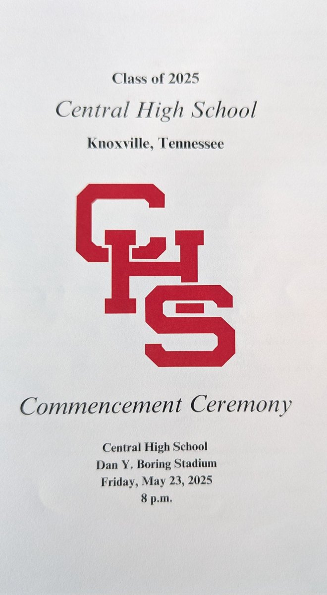 Fulton High School Graduation at 5:30 today, and Central High School Graduation now at 8PM. See the last of my Cadets at those two schools moving into the Future. Been a GREAT  Week.