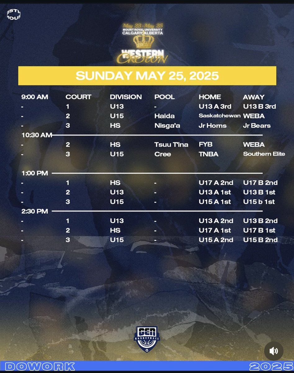 Alberta basketball news (@albertaballnews) on Twitter photo <a href="/GenesisBBall/">Genesis Basketball</a> hosting a big time tournament <a href="/MountRoyalU/">Mount Royal U</a> this weekend ๐ฅ๐ฅ
Top teams from western Canada all in Calgary to battle it out at the western crown ๐ <a href="/GenesisBBall/">Genesis Basketball</a> hosting a big time tournament <a href="/MountRoyalU/">Mount Royal U</a> this weekend ๐ฅ๐ฅ
Top teams from western Canada all in Calgary to battle it out at the western crown ๐