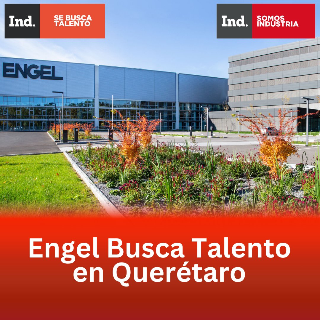 SomosIndustria's tweet photo. 🔍 Engel busca talento en Querétaro
Pasa de 101 a 300 empleos 💥
Se necesitan:
⚙️ Ingenieros mecánicos
🔌 Eléctricos
💻 De software
🤖 En automatización
📈 ¡Únete a una empresa global!

🔗 https://t.co/6JBIeJ2rCN

#Querétaro #Empleo #Ingeniería #SeBuscaTalento #IndustriaPlástica https://t.co/DmwlNqiWk0