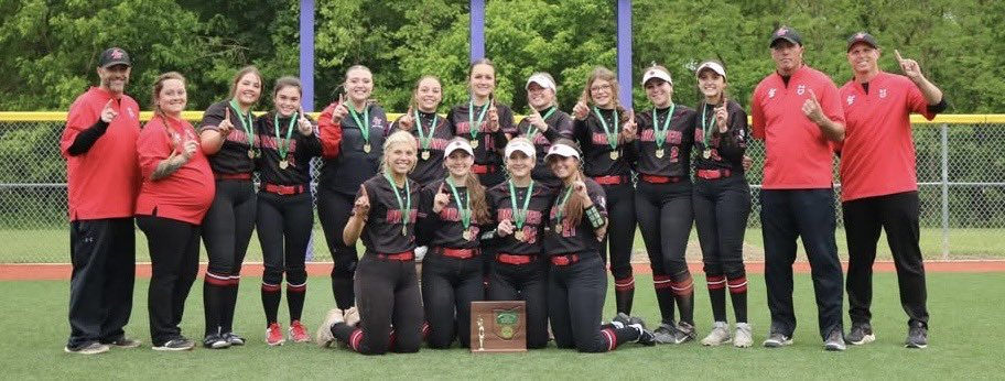 Logan Elm - Division IV SOFTBALL District champions. The Braves defeated Jackson 9-3.