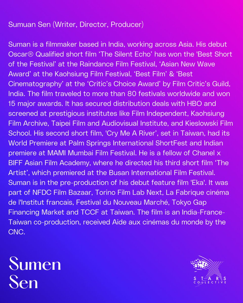 StarsCLTV's tweet image. Meet our talent, Sumen Sen.