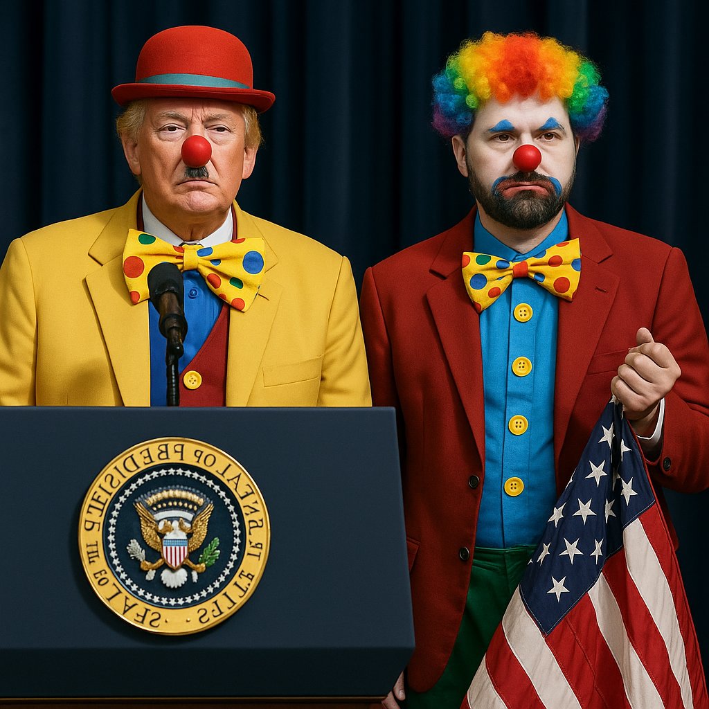 SOS, This country is in a steep decline and these two are grifting on steroids, drunk with power, driving a clown mobile of Bigly Clowns in his cabinet. God I hope there is a cliff coming up. one of my favorite clowns is:
 Linda McMahon ""Secretary of Education"" Yes! the A-1