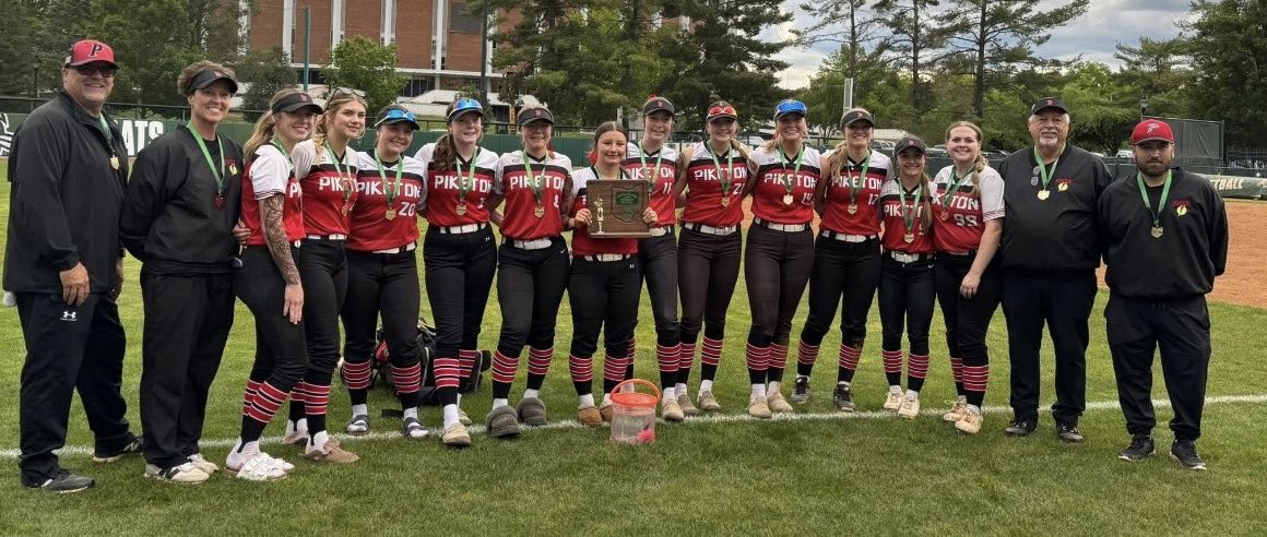 Piketon - Division V SOFTBALL District Champions. The Redstreaks defeated Zane Trace 7-3.