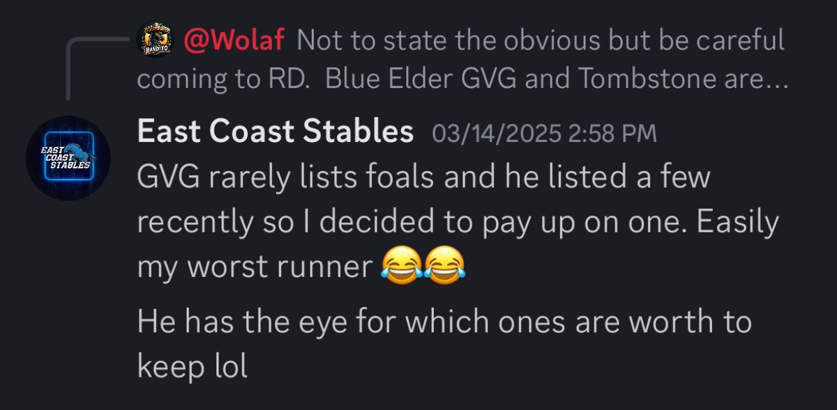 ECS | East Coast Stables | tweet media