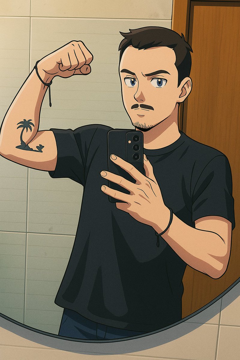 BrunoVeche's tweet photo. Sempre falaram que a minha tatuagem virava um ou desenho kkk https://t.co/WnKjZmZt09