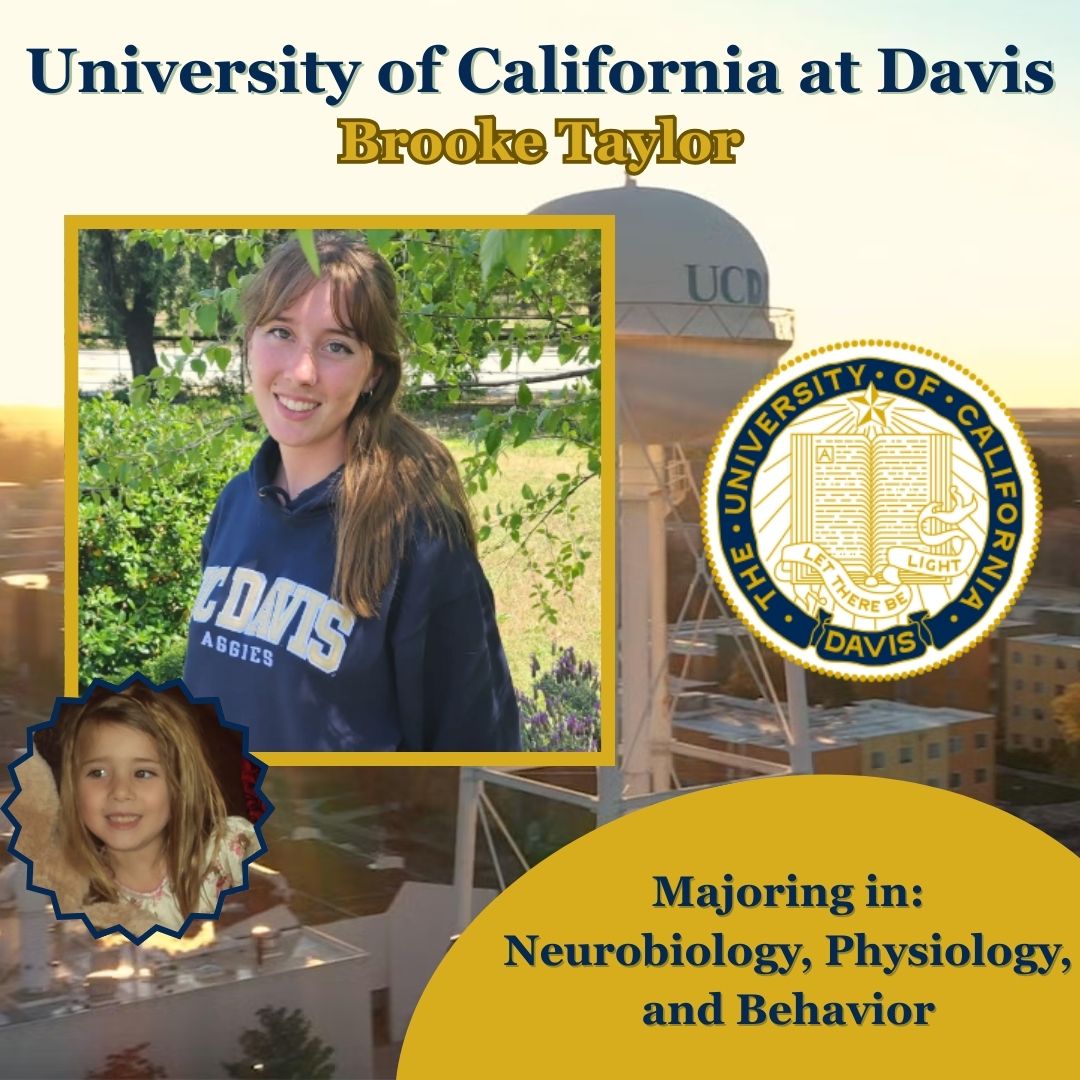 As we continue to celebrate the post-high school plans of Hollister High School seniors, we are proud to announce that Brooke Taylor will attend U.C. Davis and major in neurobiology, physiology and behavior.