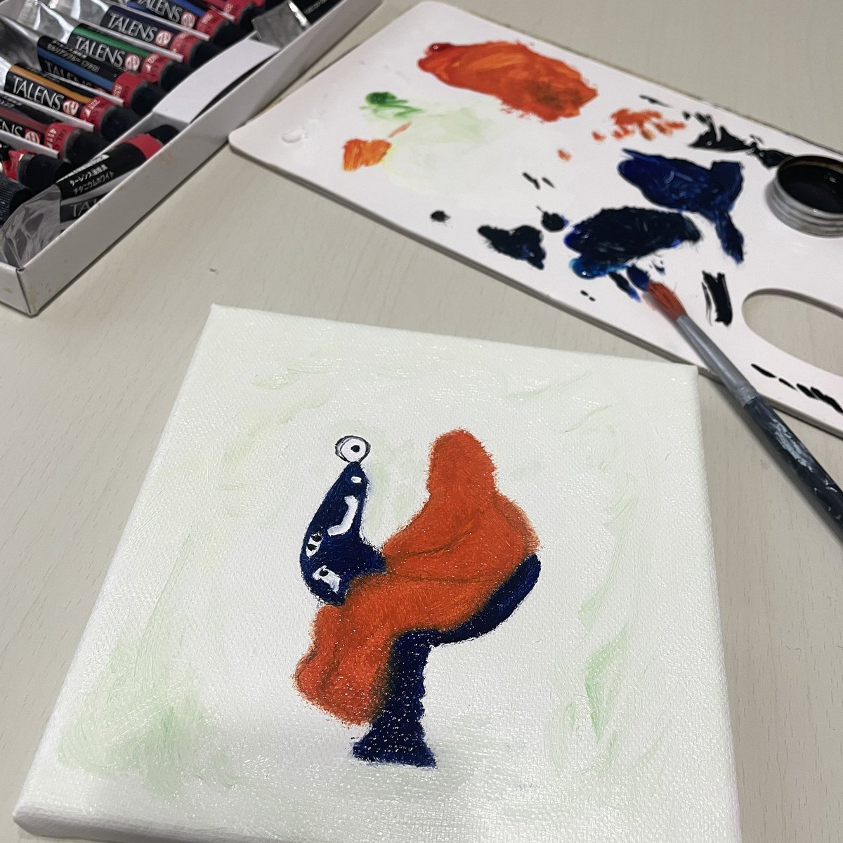 makaroni773's tweet photo. モジャオレンジを描いた雨の土曜日🎨

#Bialystocks https://t.co/Gs3mCoH1sJ