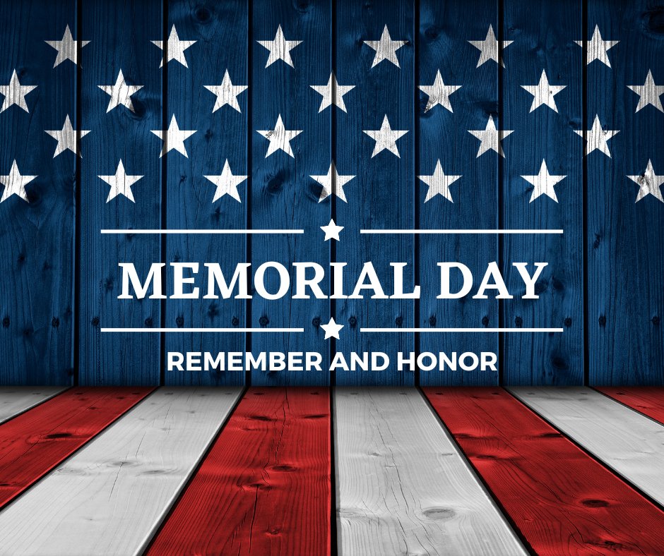 AngelRealtorWI's tweet photo. Have a Happy Memorial Day weekend! 🇺🇸 https://t.co/7YvZL0bfuN