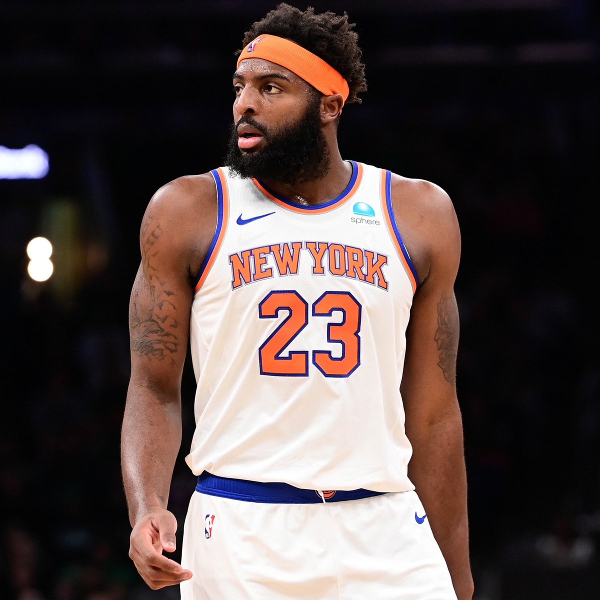 KnicksMuse's tweet photo. Mitchell Robinson has already created 3 extra possessions for the Knicks in just 5 minutes. https://t.co/nDf12mcErX