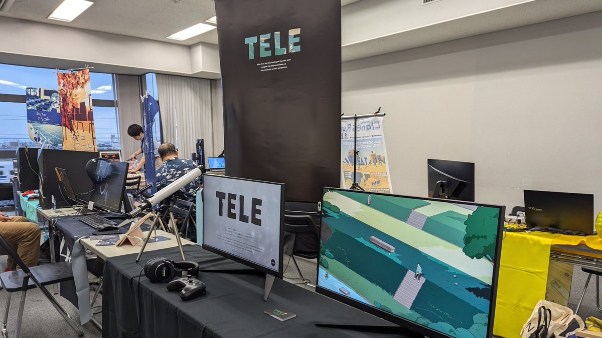 『TELE』で出展したOPEN GAME FESTのレポート記事を公開しました！ teamtele.jp/VpOQAm_h/openg…

当日は多くの方に訪れていただき、さまざまな気づきが得られた貴重な機会でした。出展する立場になって初めて見えてきたことや、難しさを感じた点についても書いています🔭 #OPENGAMEFEST #telegame
