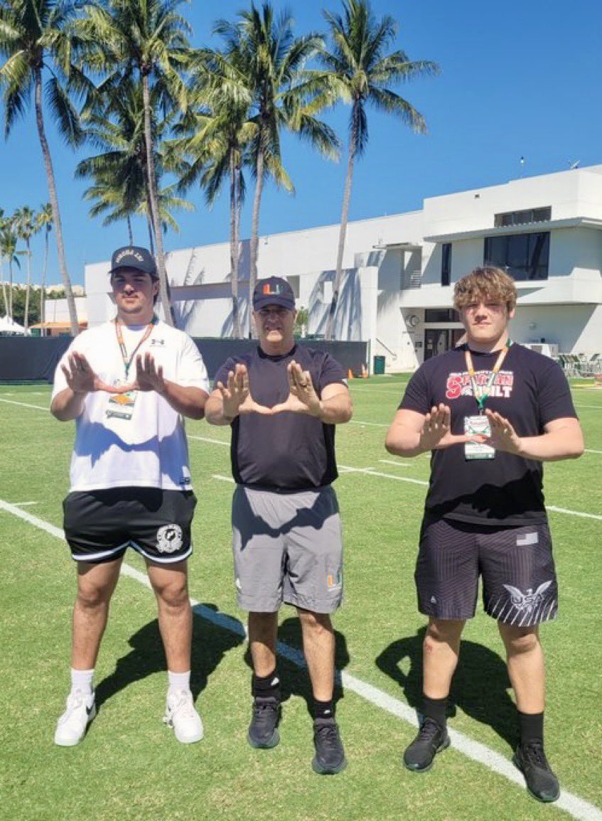 David Franklin #TrenchWork (@_dfranklin) on Twitter photo “We want guys who wanna be Canes.” <a href="/ryan_miret/">Ryan Miret 4⭐️ IOL</a> we’re ready when you are.
‘26 🧡💚🙌🏽 #TrenchWork “We want guys who wanna be Canes.” <a href="/ryan_miret/">Ryan Miret 4⭐️ IOL</a> we’re ready when you are.
‘26 🧡💚🙌🏽 #TrenchWork