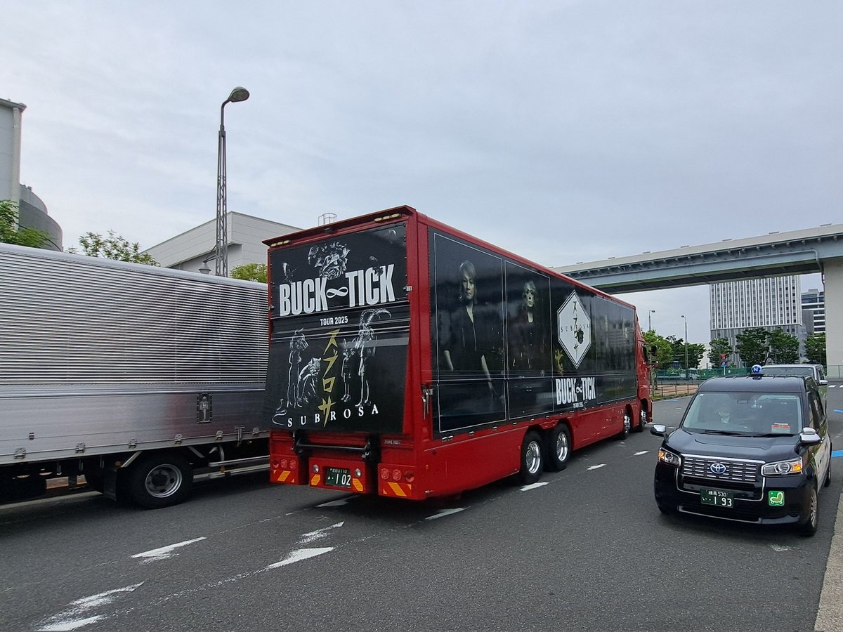 バクチク BUCK-TICK スブロサ トランポ 看板車 ツアー車 豊洲PIT