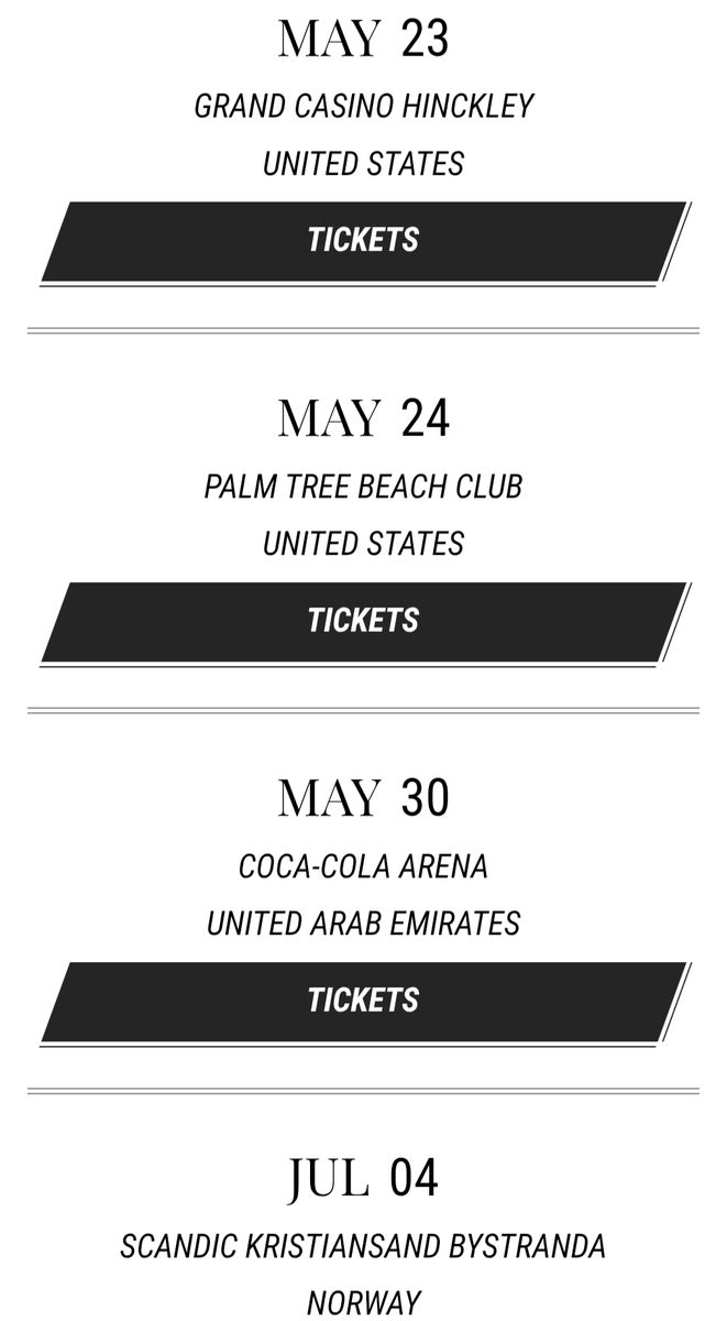 One of these is not like the other.
#KygoWorldTour