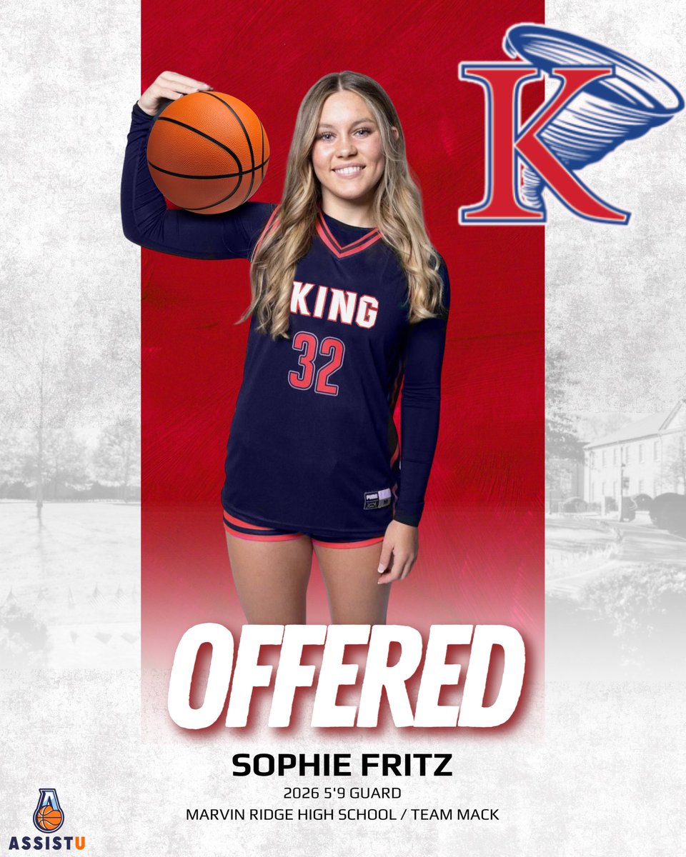 Sophie Fritz (@sophielfritz) on Twitter photo I am so so grateful to receive an offer from <a href="/KINGU_wbb/">King Univ. Women's Basketball</a> !! Thank you so so much Coach Thompson for believing in me! I am so so grateful to receive an offer from <a href="/KINGU_wbb/">King Univ. Women's Basketball</a> !! Thank you so so much Coach Thompson for believing in me!