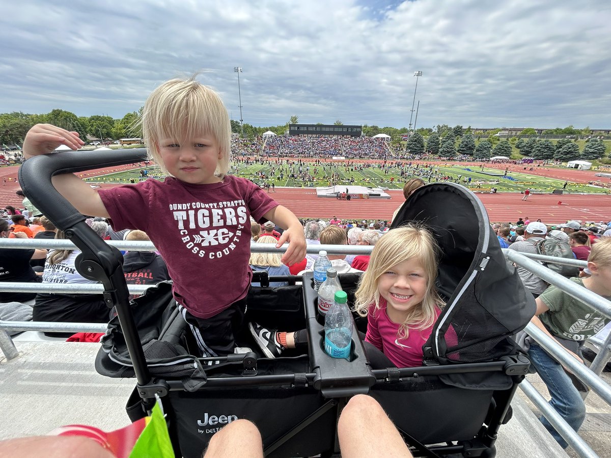 Great first day of the <a href="/nsaahome/">NSAA</a> State track and field meet! We love cheering on our <a href="/dcstigers/">Dundy County Stratton Schools</a>.  We will get things dried out and be back tomorrow!!